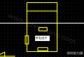 PCB設(shè)計(jì)時(shí)后焊元件焊盤開孔過大容易使焊錫流進(jìn)插座造成短路。