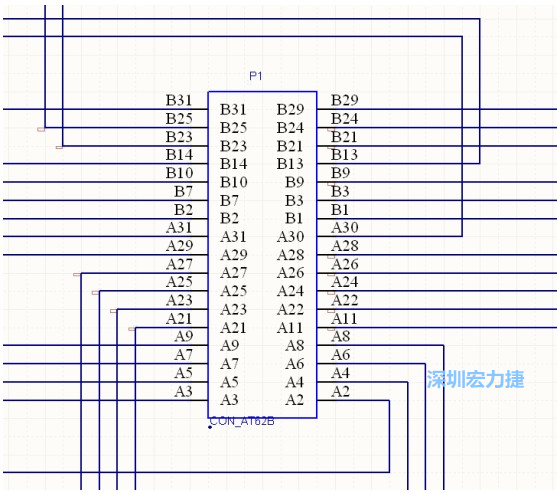 雙擊 1.SchDoc，文件可以被正常打開，下圖是其中的一部分：