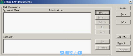 至此文件也已分析完及做了相應的優(yōu)化和調整,接著可以按Alt+F、C打開CAM輸出窗口。