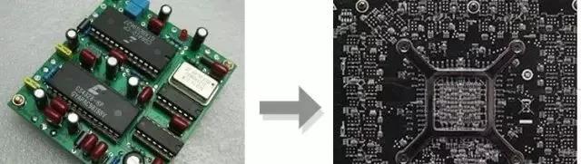 PCBA元器件由大變小，由稀疏到密集的變化趨勢(shì)